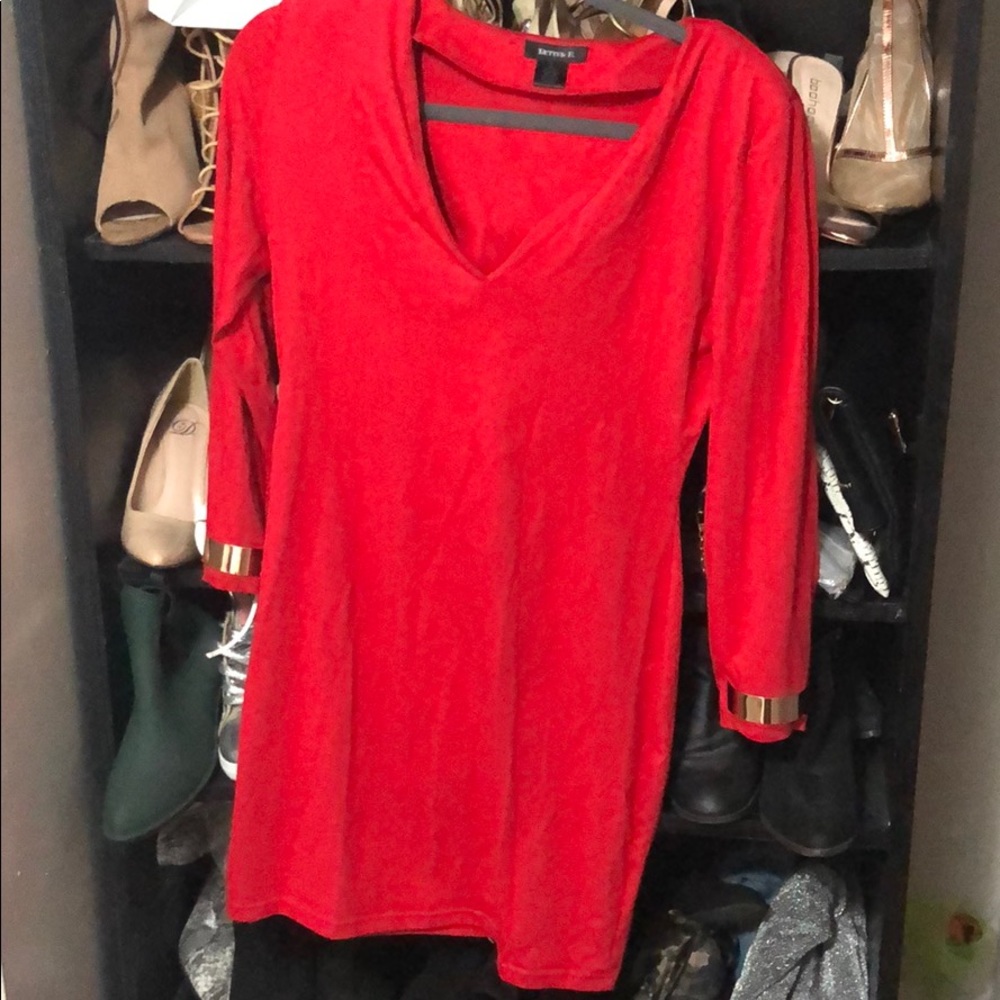 Red dress